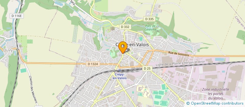 localisation de l'entreprise COIFF EMOI  CREPY-EN-VALOIS