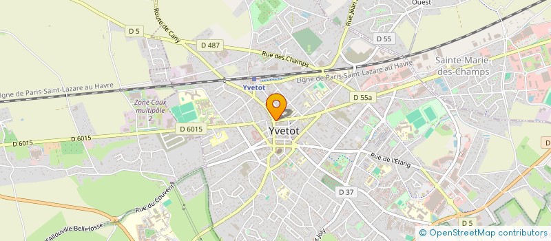 localisation de l'entreprise COIFF EN SEINE à YVETOT