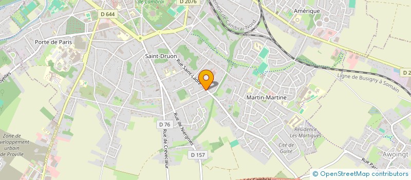 localisation de l'entreprise COIFF ET MODE  CAMBRAI