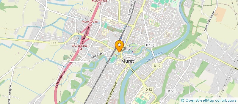 localisation de l'entreprise COIFF EXCEL  MURET