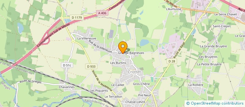 localisation de l'entreprise COIFF EXPERT à CROTTET