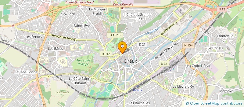 localisation de l'entreprise COIFF&FASHION à DREUX