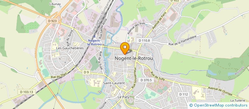 localisation de l'entreprise COIFF'HOMME à NOGENT LE ROTROU