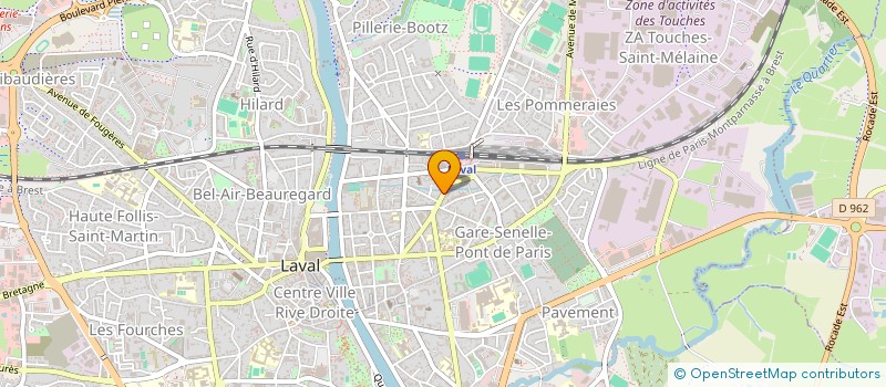 localisation de l'entreprise COIFF'LINE - LA SUITE à LAVAL