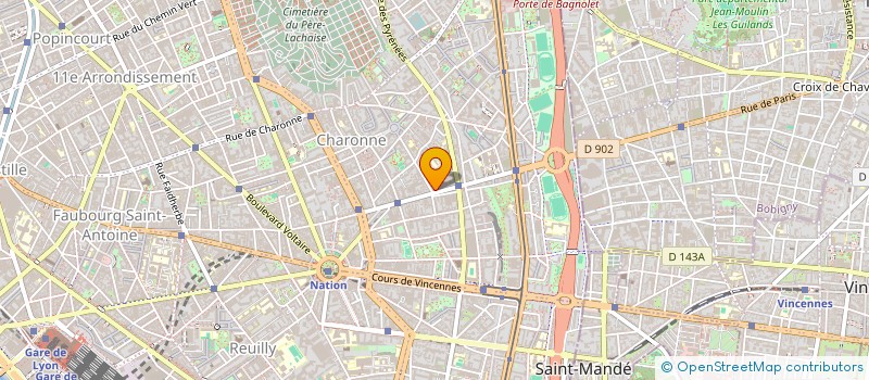 localisation de l'entreprise COIFF'ME  PARIS