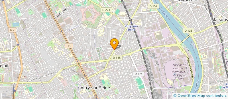 localisation de l'entreprise COIFF MIX à VITRY-SUR-SEINE