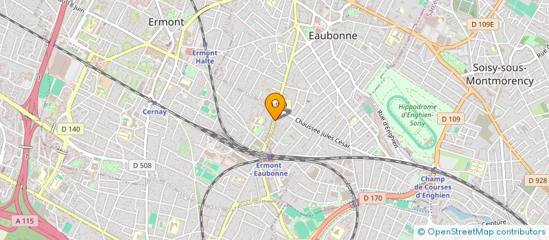 localisation de l'entreprise COIFF & MOI à EAUBONNE