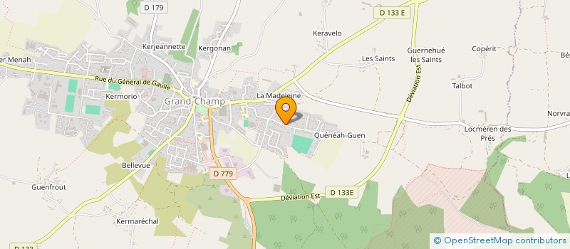 localisation de l'entreprise COIFF-OCEANE  GRAND-CHAMP