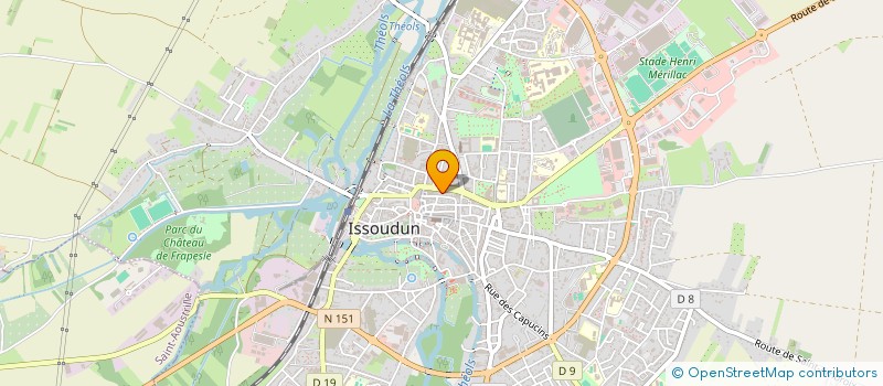 localisation de l'entreprise COIFF'R DIFFUSION à ISSOUDUN