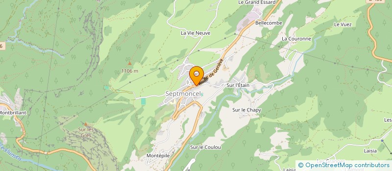 localisation de l'entreprise COIFF STYL  SEPTMONCEL LES MOLUNES