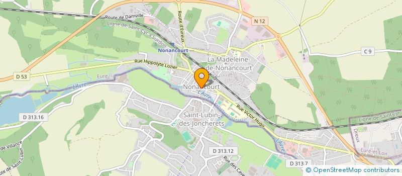 localisation de l'entreprise COIFF STYL à NONANCOURT