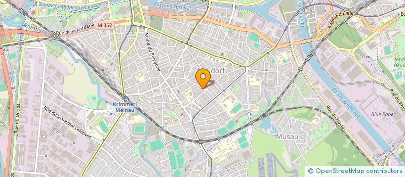localisation de l'entreprise COIFF'SYSTEM à STRASBOURG