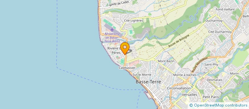 localisation de l'entreprise COIFF'TENDANCES à BASSE-TERRE