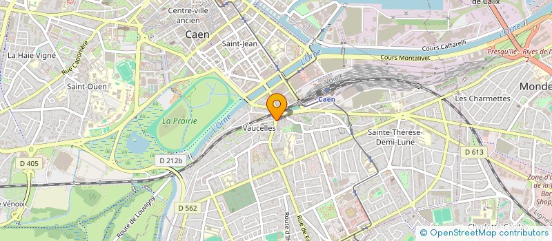 localisation de l'entreprise COIFF'XAVANA à CAEN