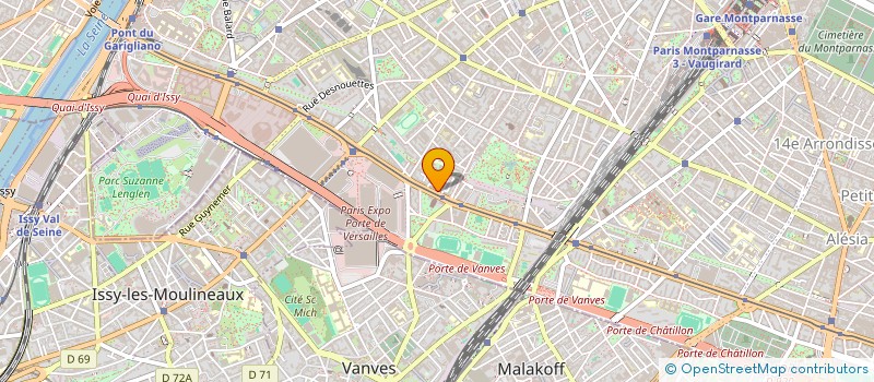 localisation de l'entreprise COIFFE'MOD  PARIS