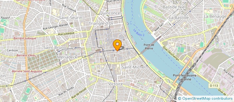 localisation de l'entreprise COIFFE MOI  BORDEAUX