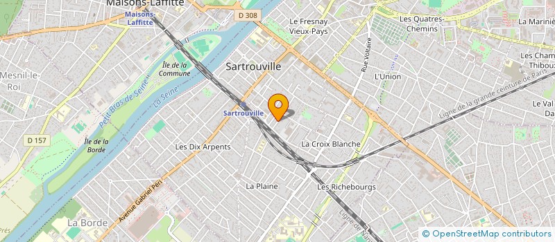 localisation de l'entreprise COIFFEC ZHONG  SARTROUVILLE