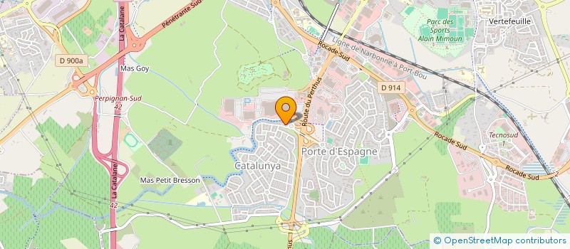 localisation de l'entreprise COIFFECOP  PERPIGNAN