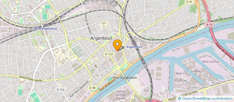 localisation de l'entreprise COIFFEUR ANDALOUS  ARGENTEUIL