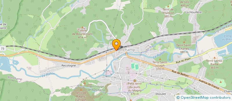 localisation de l'entreprise COIFFEUR BARBER  RONCHAMP