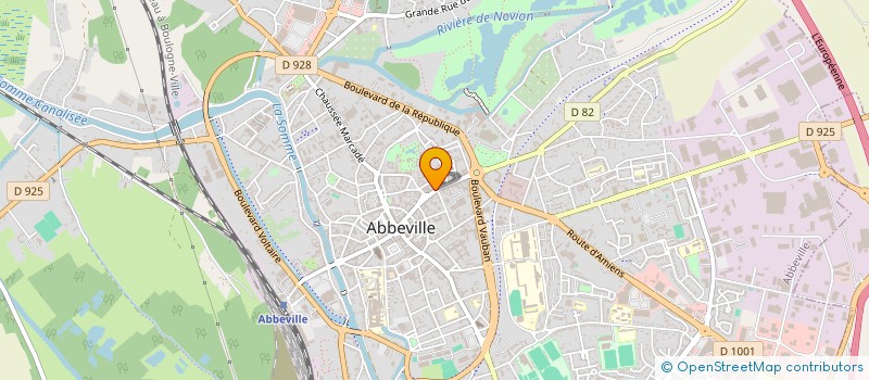 localisation de l'entreprise COIFFEUR BARBER THUNDER à ABBEVILLE
