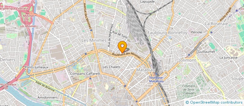 localisation de l'entreprise COIFFEUR BARBIER SYPHAX à TOULOUSE