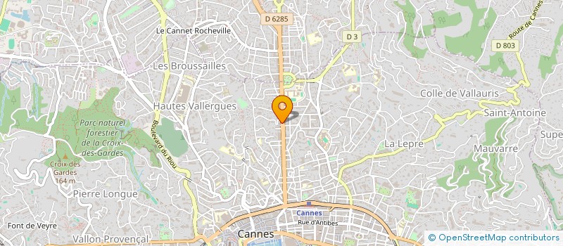 localisation de l'entreprise COIFFEUR CARNOT 85  CANNES