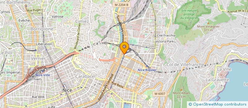 localisation de l'entreprise COIFFEUR DE TURIN à NICE