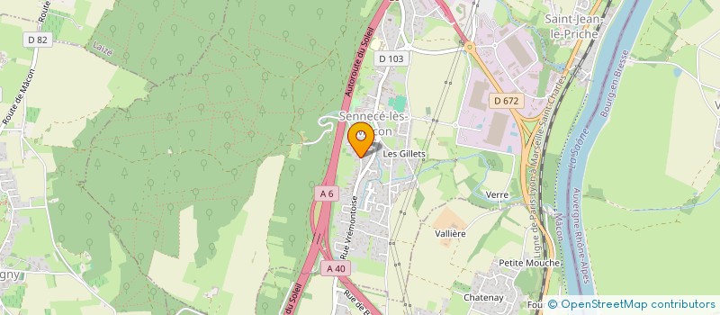 localisation de l'entreprise COIFFEUR DES ETOILES à MACON
