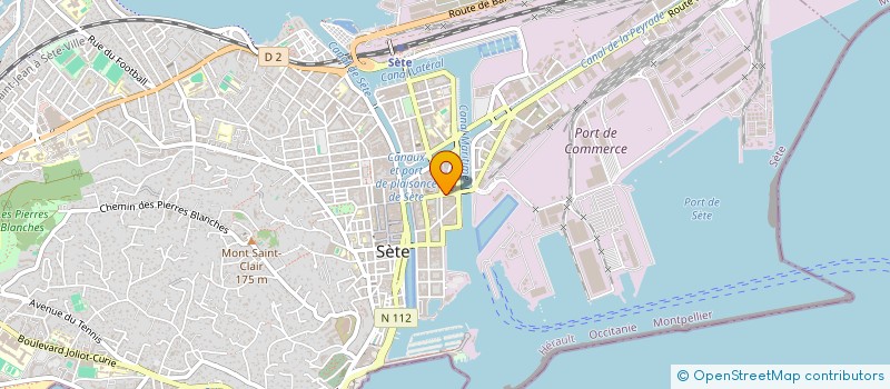 localisation de l'entreprise COIFFEUR DU PORT  SETE