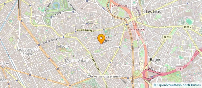 localisation de l'entreprise COIFFEUR EL BAHDJA  PARIS