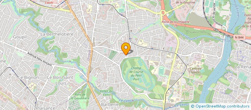 localisation de l'entreprise COIFFEUR EL SALAM à NANTES