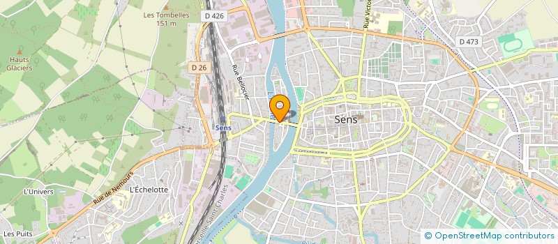 localisation de l'entreprise COIFFEUR MESSIEURS MOH à SENS