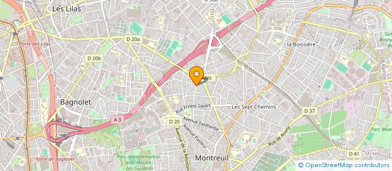 localisation de l'entreprise COIFFEUR MONTREUIL à MONTREUIL