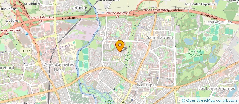 localisation de l'entreprise COIFFEUR N 1  RENNES
