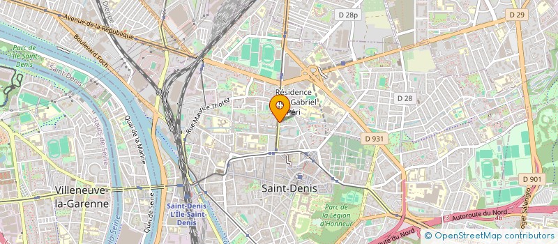 localisation de l'entreprise COIFFEUR NOUR à SAINT-DENIS