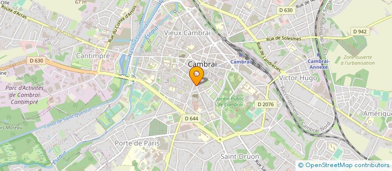 localisation de l'entreprise COIFFEUR PARTNER  CAMBRAI
