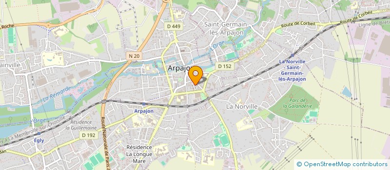 localisation de l'entreprise COIFFEUR UNITED à ARPAJON