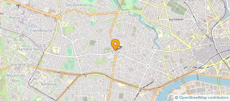 localisation de l'entreprise COIFFEURS ASSOCIES à NANTES