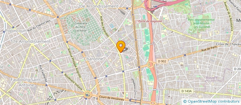 localisation de l'entreprise COIFFEURS DISCOUNT PYRENEES  PARIS