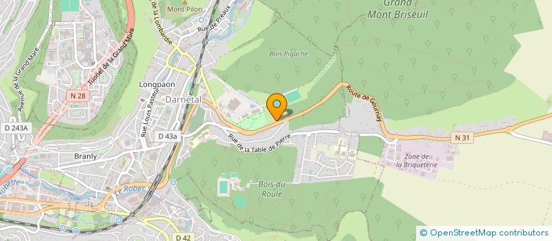 localisation de l'entreprise COIFFIDIS  DARNETAL