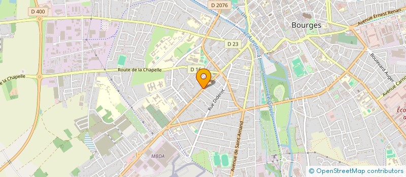 localisation de l'entreprise COIFFURE 18  BOURGES