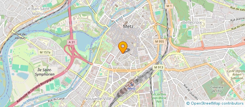 localisation de l'entreprise COIFFURE 57  METZ