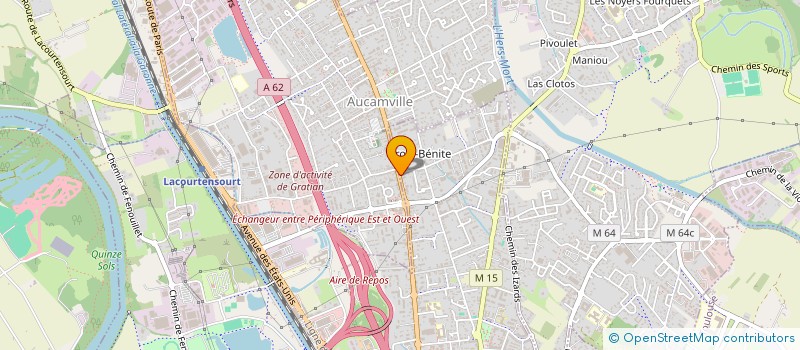 localisation de l'entreprise COIFFURE à TOULOUSE