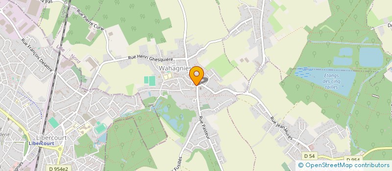 localisation de l'entreprise COIFFURE A.N.L  WAHAGNIES