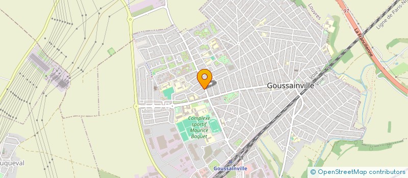 localisation de l'entreprise COIFFURE AMP'HAIR à GOUSSAINVILLE