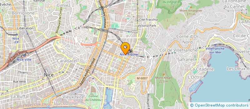 localisation de l'entreprise COIFFURE ARSON à NICE