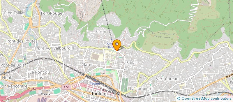 localisation de l'entreprise COIFFURE ART DECO LUIGI ET FILS  TOULON