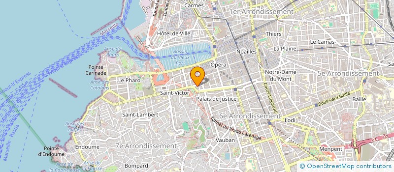 localisation de l'entreprise COIFFURE BARBIER  MARSEILLE