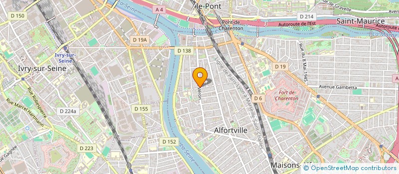 localisation de l'entreprise COIFFURE BEN à ALFORTVILLE